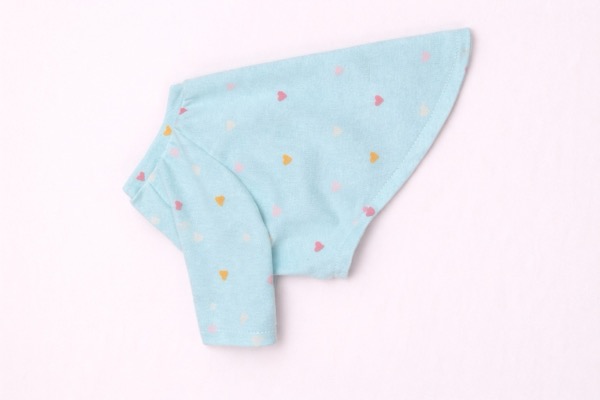 入門講座 犬服ラグランTシャツの完成作品